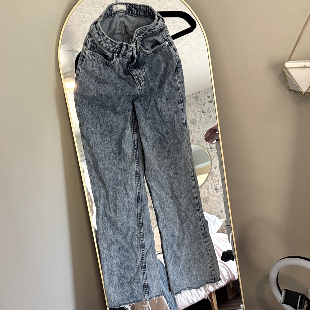 Stylish Gray Denim Jeans